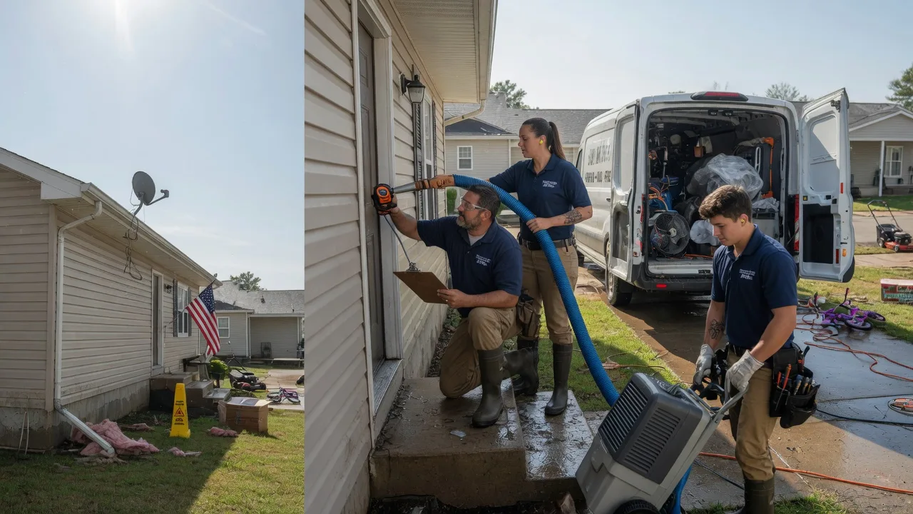 Ceiling Water Damage Restoration in Beverly, KY near me
